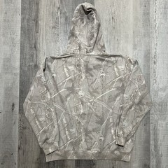 Cloud Soft Blank Camouflage Pull Over Hoodie Realtree Skater Beige Size Medium
