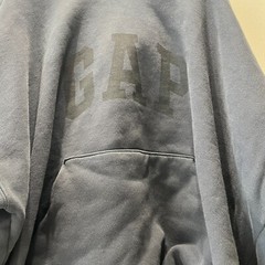 Yeezy Gap Engineered By Balenciaga Dove Hoodie Washed Black 472996-00