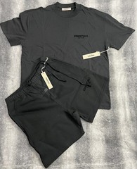 Fear Of God Essentials Stretch Limo Black 2 Piece Set FW22 in Small