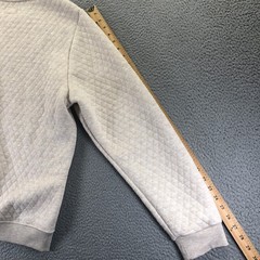 Marine Layer Sweatshirt Men Extra Large Oatmeal Corbet Quilted Crewneck Pullover