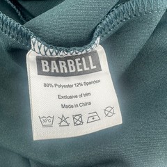 Barbell Apparel Hoodie Mens XL Teal Green Performance Long Sleeve Pullover