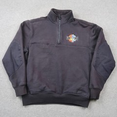 5.11 Tactical Mens Medium Blue Fire EMS 1/4 Zip Job Shirt Pullover Fleece