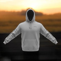 calvin klein pullover hoodie mens XL Gray Logo Designer Sports Comfort Warm
