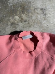 FEAR OF GOD ESSENTIALS OVERSIZED CREWNECK SWEATSHIRT CORAL PINK SZ XL