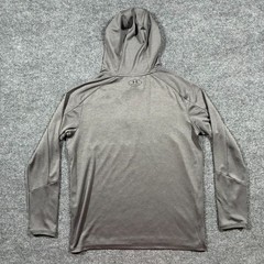 Under Armour Mens Hoodie Size XL Gray Fitted Pullover Athletic Performance