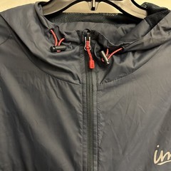 IM NVR EST. Cornflower Blue Training Hoodie XXL Men’s Zip Up Track Running
