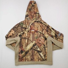 White Water Hoodie Mens Large Brown Camo Fleece Pullover Dream Season Hunting