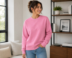 Mens Plain Crewneck Sweatshirt 3 Pack Bulk Lot Solid Pullovers S-3XL