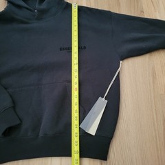 Fear of God Essentials Stretch Limo Black Hoodie NWT Size XSSi Men’s Cozy Casual