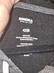 Sonoma Dark Gray Light Weight Hoodie 4XB