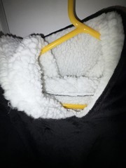 Hurley Black Sherpa-Lined Fleece Pullover Hooded Wearable Blanket 2XL
