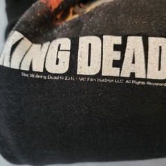 Walking Dead Season 8 Hoodie Size Medium Black Pullover ALL OUT WAR Unisex