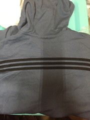 adidas Essentials 3-Stripes Hoodie, Legend, Legend Ink/White, Mens Size L