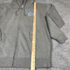 Mr. Zogs Sex Wax Hoodie Mens XL Logo Front Back Full Zip Lined Heavyweight