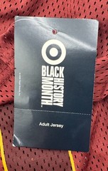 Black History Month Adult Jersey XS NWT Brown Together We Rise #19 Graphic Shirt