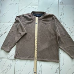 Vintage Basic Editions Mens Large Brown Fleece Crewneck Sweatshirt Pullover