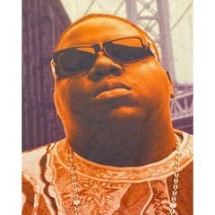 Notorious BIG Biggie Smalls Graphic Sweatshirt Mens Large Black Hip Hop Crewneck