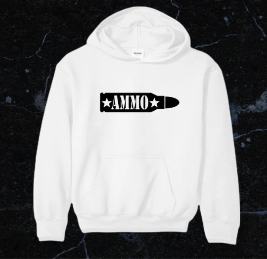 Ammo Logo unisex 100% Cotton Custom Hoodie Sweater S,M,L,XL,XXL