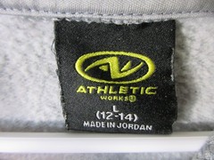 Athletic Works Mens Pullover Hoodie Sweatshirt Long Sleeve Pockets Size L Gray