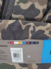 Habit Men’s Lightweight Hoodie Size Lg Woodland Vintage Camo A13
