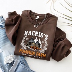 Hagrids Pumpkin Patch Sweatshirt Fall Sweatshirt Hagdrids Pumpkin Farm Shirt