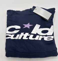 Cold Culture Cosmic Hoodie Medium In Dark Blue With Purple Star NWT!