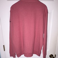 Peter Millar Crown Soft Men’s 1/4 Zip Pullover Sweatshirt Pink NBC Sports L NWT