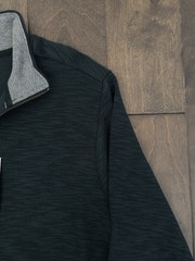 NWT Goodfellow & Co Mens Green Quarter Zip Pullover Size Small Cotton Blend