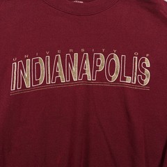 Vintage University Of Indianapolis Colts Sweatshirt Mens XL Maroon Football NFL
