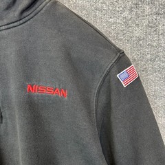 Sport-Tek Nissan Sweatshirt Men’s Black Fleece 1/4 Zip Pullover Size Medium