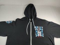 XL New Japan Pro Wrestling Chicago Flag Bullet Club Hoodie WWE AEW NJPW RARE
