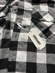 Coofandy Black And Which Checkers Hoodie