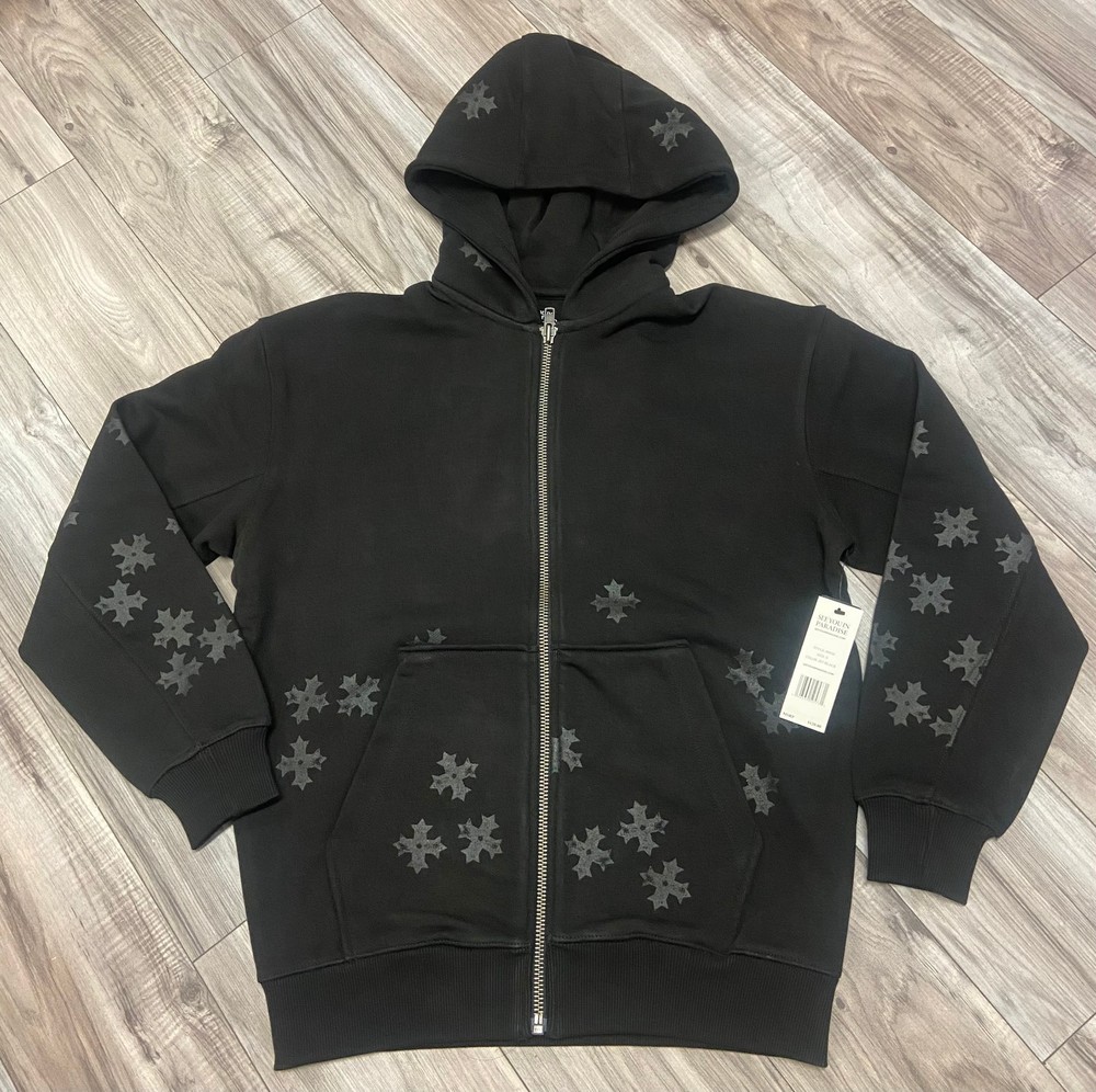 JORDAN CRAIG SYIP ZIP UP HOODIE (JET BLACK)