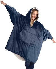 THE COMFY Hoodie Wearable Blanket Microfiber & Sherpa UNISEX ADULT One Size