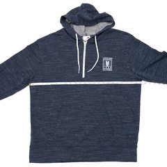 Legoland California Mens Hoodie Zip Up Drawstring Navy XL Embroidered Logo