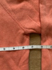 Vintage Tultex Sweatshirt Blank Large Raglan Coral Salmon NWT Spot