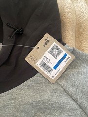 PUMA Winning Shot Graphic Tech Hoodie Mens XL Multi Long Sleeve Drawcord Hem