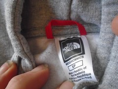 North Face Hoodie Men’s S Small Grey Free UK P+P Genuine READ DESC