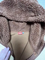Nintendo Donkey Kong DK Fleece Hoodie Brown Japan 2XL