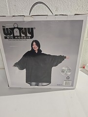 The Wayy Unisex Big Plush Lined Over-Sized Hooide, Navy, One Size