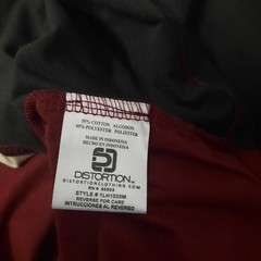 Distortion Mens Hooded Shirt Size Large Pullover Casual Long Sleeve Sweater