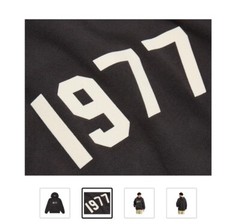 FEAR OF GOD ESSENTIALS hoodie 1977 IRON S22 Size XXL