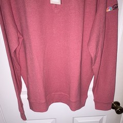 Peter Millar Crown Soft Men’s 1/4 Zip Pullover Sweatshirt Pink NBC Sports L NWT