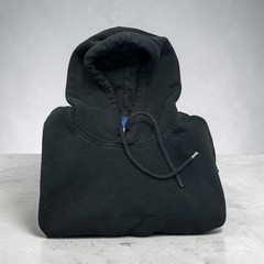 DIVIDED Men Black Pullover Hoodie SizeM PreOwned Drawstring hood Kangaroo pocket
