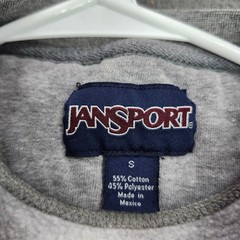 JanSport Bowling Green State University BGSU Dad Sweatshirt Gray Crewneck Small