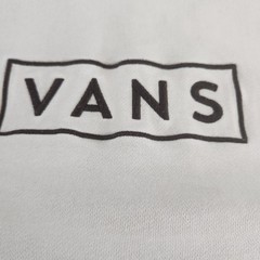 Vans Mineral Wash Pullover Hoodie Oatmeal White Mens Sz Med Embroidered Spellout