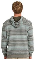 Quiksilver Great Otway Yarn-Dyed Stripe Men’s Pullover Hoodie – Grape Leaf – New