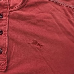 Tommy Bahama Relax Sweatshirt Mens Large Red Orange Pro Leisure Consultant Golf