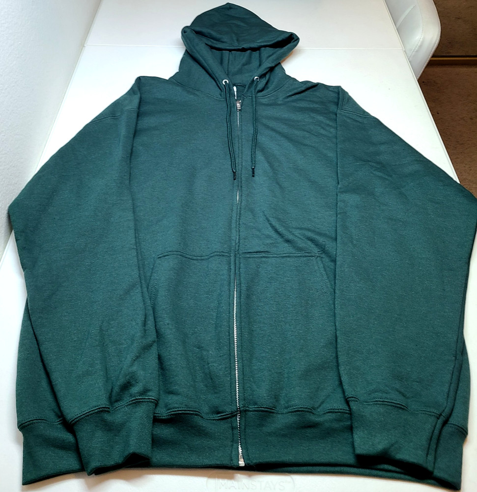 Port & Company HOODIE Men’s XL Full-Zip Hooded Sweatshirt Core Fleece PC78ZH