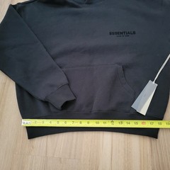 Fear of God Essentials Stretch Limo Black Hoodie NWT Size XSSi Men’s Cozy Casual